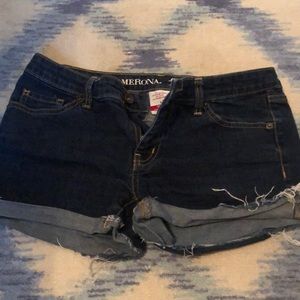 Merona size 8 denim shorts
